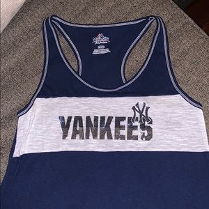 Majestic brand Yankees Racerback Tank Top